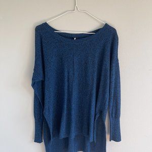 Poof! Navy Blue Long Sleeve Blouse | SMALL/MEDIUM